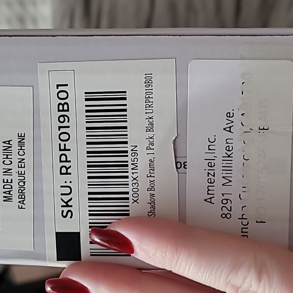 New in box black photo frame, deep, shadow box - Picture 4 of 15